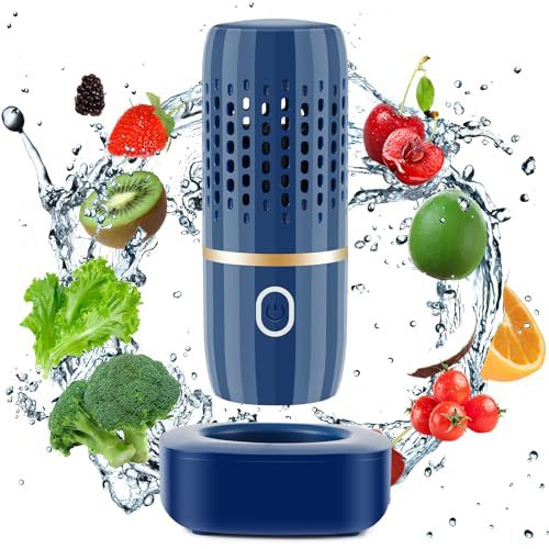 Wireless Capsule Cleaning Purifier, Portable Vegetable Washing Machine